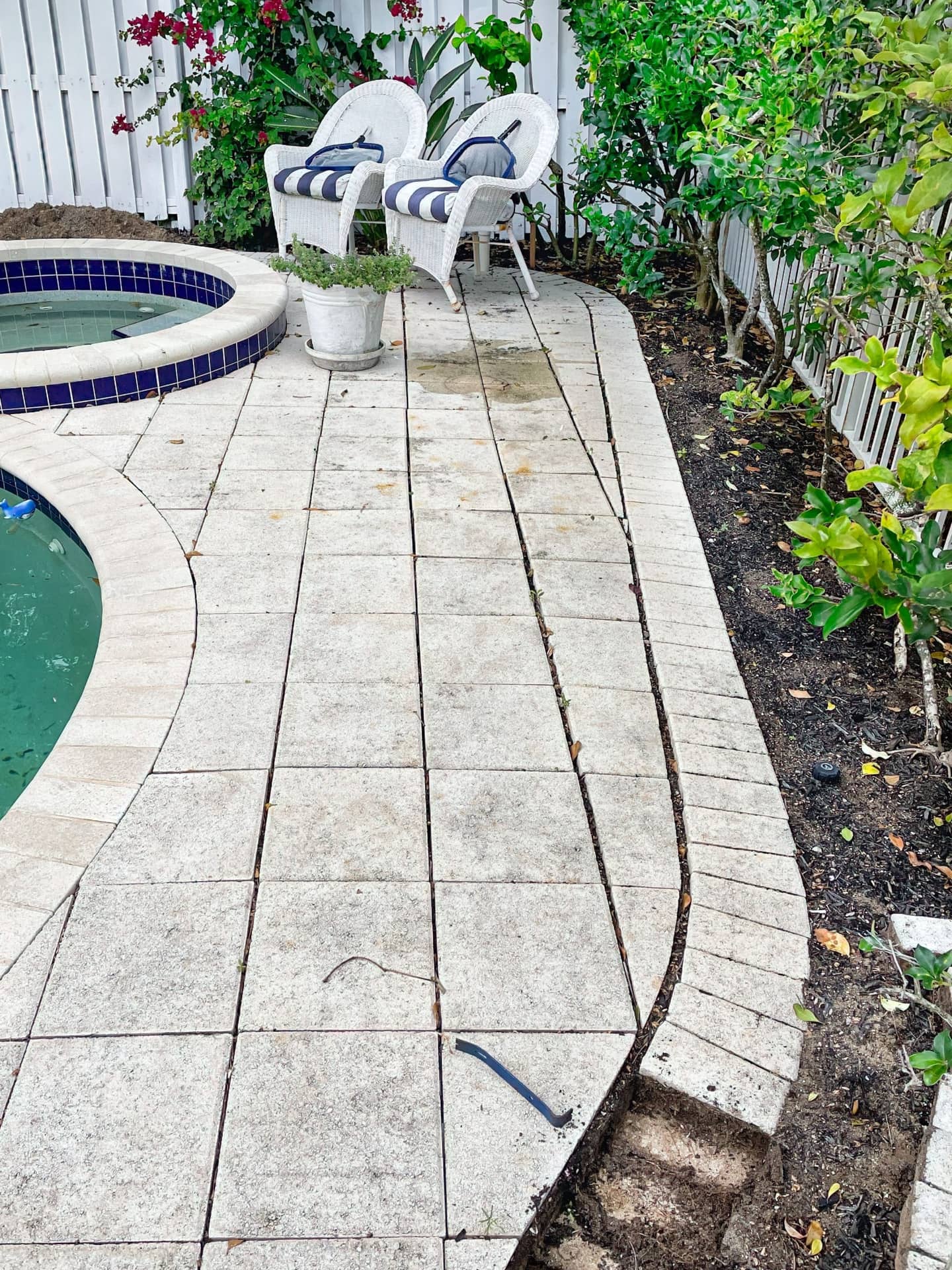 VSP Softwash ReinstatedPavers_1 Before-min